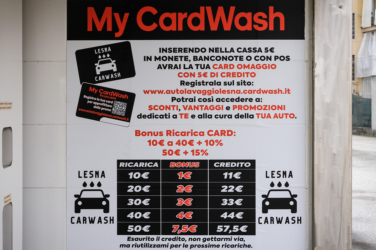 Autolavaggio Lesna Torino - Card